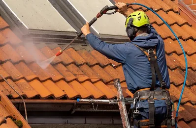 Démoussage et hydrofuge de toiture à Étrigny